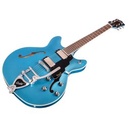 Guild Starfire I DC with Guild Vibrato Tailpiece Pelham Blue